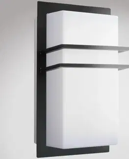Vonkajšie moderné svietidlá Nástenná lampa Seattle 8169 čierna K1