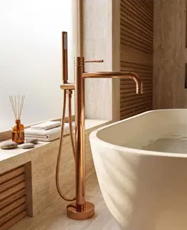 Kúpeľňové batérie REA - Voľne stojace batérie Lungo Diamond Copper REA-B2248