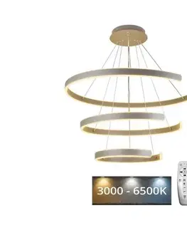 Svietidlá  LED Stmievateľný luster na lanku LED/220W/230V 3000-6500K + diaľkové ovládanie J4329/S