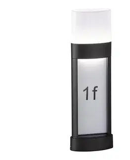 Záhradné lampy Wofi 12225 - LED Domové číslo DIEGO LED/10,5W/230V 3000K IP54 12225