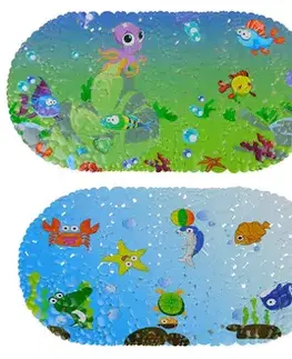 Kúpeľňové predložky MAKRO - Podložka do vane 33x64cm, rôzne vzory