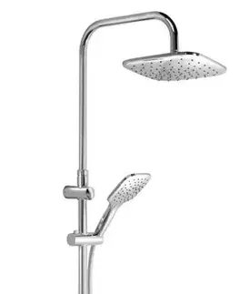 Sprchy a sprchové panely AQUALINE - KERA sprchový stĺp s pripojením na batériu, chróm SL430