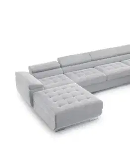 Sedačky a sedacie súpravy ArtPK Rohová sedacia súprava BENJAMIN 275 U XL | pravá strana Farba: Castel 85