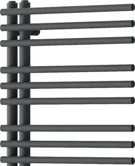 Radiátory do kúpeľne MEXEN - Neptún vykurovací rebrík/radiátor 900 x 500 mm, 369 W, antracit W101-0900-500-00-66