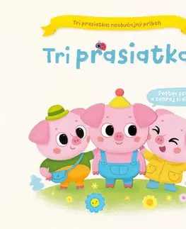 3D, magnetické, priestorové knihy Tri prasiatka