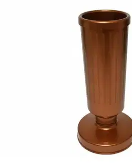 Dekoratívne vázy Kinekus Váza na hrob 30cm, medená, so záťažou