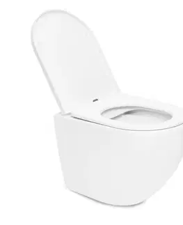 Záchody WC so sedátkom softclose závesné SAT biele rim-ex SAT67010RREXP SAT67010RREXP