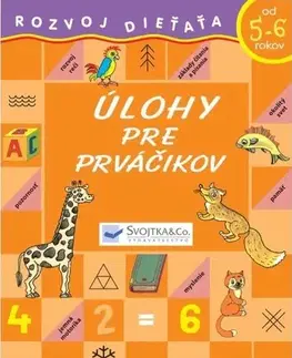 Príprava do školy, pracovné zošity Úlohy pre prváčikov od 5-6 rokov