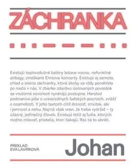 Novely, poviedky, antológie Záchranka - Johan Harstad