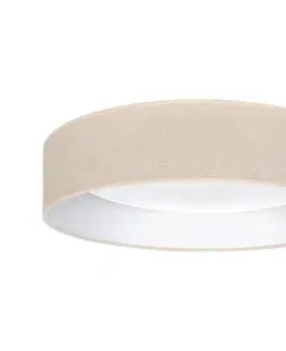 Svietidlá BRILAGI-LED Stmievateľné svietidlo VELVET SM. VARI 24W/230V 3000-6500K pr. 45 cm krémové + diaľkové ovládanie 8590828055303