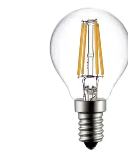 LED osvetlenie  LED žiarovka Filament G45, pätica E14, 6 W, 230 V, 3000 K ZLF813
