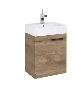 Nábytok do kúpeľne Kúpeľňová Zostava Mini 45 Canela (Úchyt Čierna Matt)