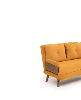 Pohovky a gauče Dvojmiestna rozkladacia pohovka Cosmo 2-Seater - Bohemian Mustard