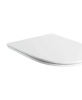 WC dosky OMNIRES - OTTAWA COMFORT pomaly sklápacie toaletné sedátko k miske SILENT POWER™, matná biela OTTAWACSPDEBM