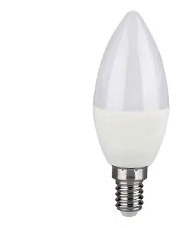 LED osvetlenie  LED RGB Stmievateľná žiarovka E14/4,8W/230V 4000K + diaľkové ovládanie 2929