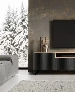 TV stolíky ArtAdrk TV stolík NOEMI | dub artisan / čierna