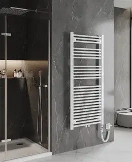 Radiátory do kúpeľne MEXEN/S - Plutón radiátor + vykurovacia tyč 1450 x 600 mm, 900 W, biela W106-1450-600-2900-20
