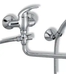 Kúpeľňové batérie NOVASERVIS - Vaňová paneláková batéria 100 mm Metalia 55 chróm 55075,0
