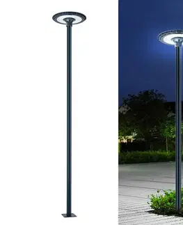 LED osvetlenie BRILAGI-LED Vonkajšie pouličné svietidlo so stĺpom 3 m URBANSPARK LED/120W/230V antracit IP65 BG1709+BG1526