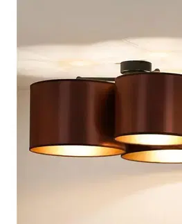 Svietidlá  - Prisadený luster ROLLER TRIO SHINY 3xE27/15W/230V medená/zlatá 604123