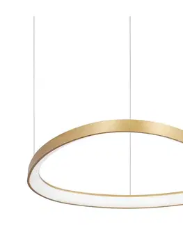 Svietidlá Ideal Lux - LED luster na lanku GEMINI LED/47W/230V 4000K priemer 61 cm CRI 90 mosadz 372174