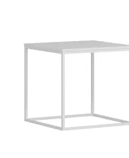 Konferenčné stolíky Príručný stolík / Odkladací stolík Basak - White