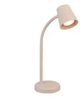 Lampy Briloner 7476-011 - Stolová lampa SKRIVA 1xGU10/9W/230V béžová 7476-011