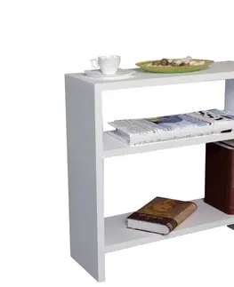 Konferenčné stolíky Príručný stolík / Odkladací stolík Silvanus - White