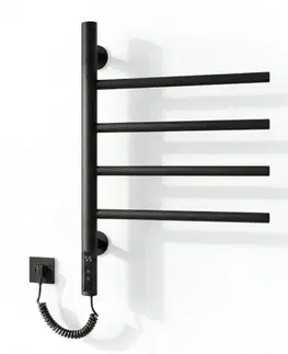 Radiátory do kúpeľne Sušiak uterákov elektrický SAT 54,5x41,1 cm čierna matná EHDR3048B EHDR3048B