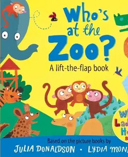 Leporelá, krabičky, puzzle knihy Who's at the Zoo? A What the Ladybird Heard Lift-the-flap book - Julia Donaldson
