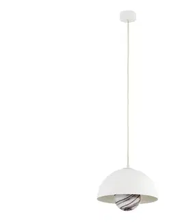 Svietidlá Argon 8443 - Luster na lanku PIAVA 1xE14/7W/230V alabaster biela 8443