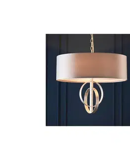 Svietidlá Endon 95216 - Luster na reťazi 3xE27/10W/230V pr. 60 cm sivý 95216