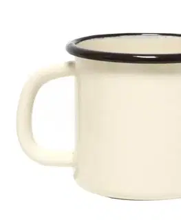 Hrnčeky a šálky Kinekus Hrnček smaltovaný 350 ml, bez dekoru, béžový