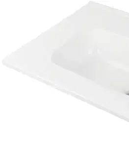Umývadlá DEANTE - Tubo biele Keramické umývadlo, vsadené - 60 cm CTU_6U6M