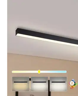Svietidlá BRILAGI - LED Kúpeľňové stropné svietidlo SLEEKLINE LED/40W/230V čierne IP44 BRI472