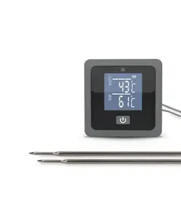 Dózy na potraviny  BTKAT10GY - Inteligentný digitálny teplomer na mäso SmartLife 0–300 °C 2× AAA BTKAT10GY