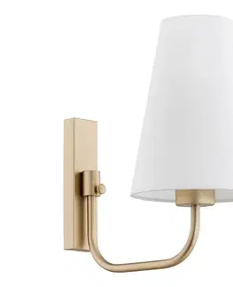 Svietidlá Argon 8312 - Nástenná lampa SAFIANO 1xE27/15W/230V zlatá 8312