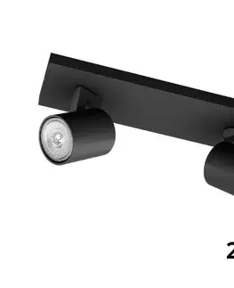 Svietidlá Philips - LED RGBW stmievateľné bodové svietidlo RUNNER 2xGU10/6,5W/230V čierne P5372+2xAI0589