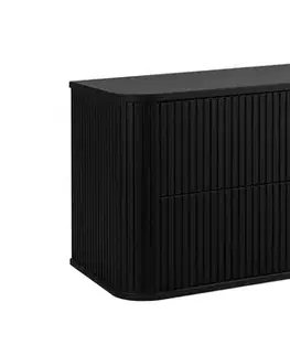 Skrinky do kúpeľne Elvisia Skrinka pod umývadlo ELEGANCE Black | 120 cm