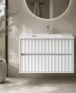 Skrinky s umývadlom Elvisia Kúpeľňová skrinka s umývadlom NOA White U60 | 60 cm