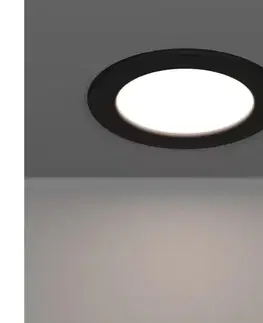 Svietidlá Eglo 901387 - LED zapustené svietidlo FUEVA LED/6,3W/230V priemer 11,9 cm čierne 901387