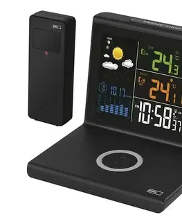 Predlžovacie káble  Meteostanica s bezdrôtovým nabíjaním 5V 2xAA + 2xAAA čierna E8010