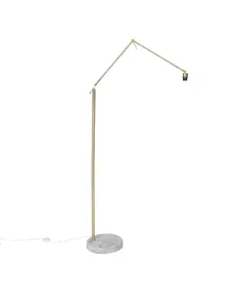 Stojace lampy Moderná stojaca lampa zlatá nastaviteľná - Editor