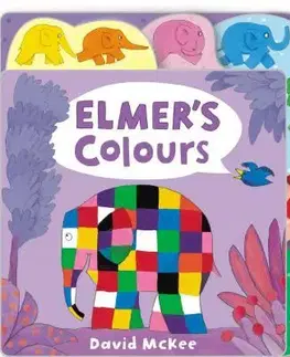 Leporelá, krabičky, puzzle knihy Elmer's Colours - David McKee