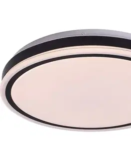 Svietidlá Rabalux 71412 - LED stmievateľné stropné svietidlo CORLET 20W/230V 3000-6500K pr.38,5cm čierne + diaľkové ovládanie 71412