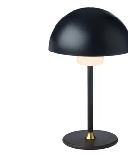 Lampy Halo Design 747573 - LED stmievateľná nabíjateľná lampa MOON LIGHT LED/2,7W/2600 mAh čierna 747573