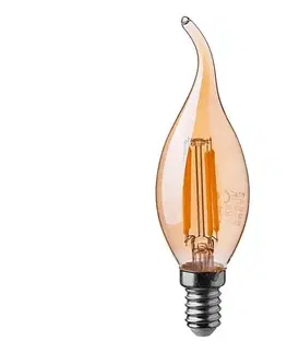 LED osvetlenie  LED Žiarovka FILAMENT AMBER E14/4W/230V 2200K 217114