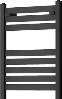 Radiátory do kúpeľne MEXEN - Urán vykurovací rebrík/radiátor 1200 x 500 mm, 527 W, čierna W105-1200-500-00-70