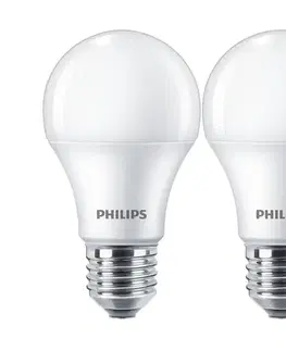 Žiarovky Philips LEDbulb 10-75W A60 E27 840