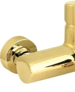 Kúpeľňové batérie DEANTE - Arnika gold Vaňová batéria nástenná BQA_Z10N